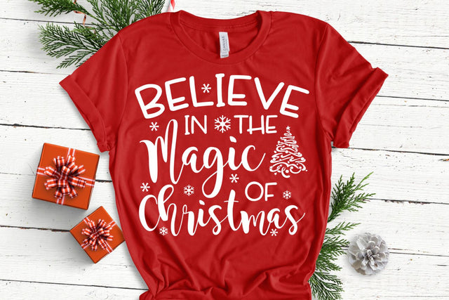 Believe In The Magic Of Christmas SVG - Christmas Quote SVG SVG She Shed Craft Store 