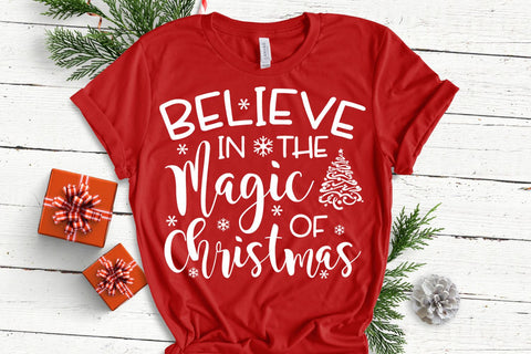 Believe In The Magic Of Christmas SVG - Christmas Quote SVG SVG She Shed Craft Store 