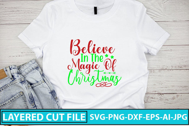 Believe In The Magic Of Christmas SVG Cut File SVG Syaman 