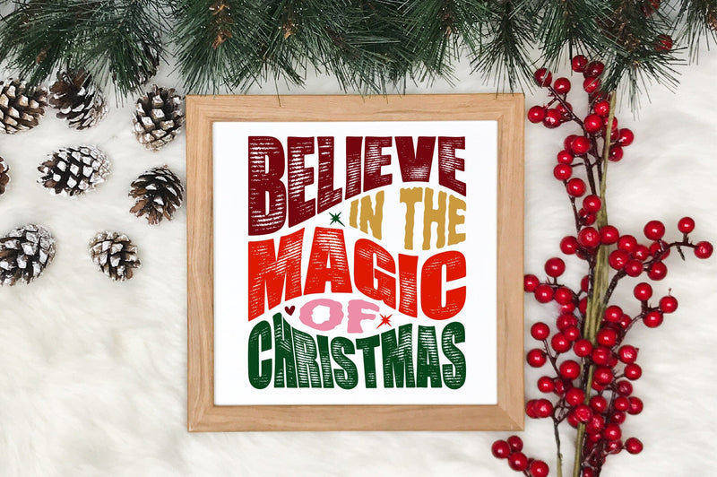 Believe in the Magic of Christmas SVG nirmal108roy 