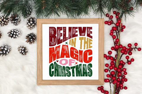 Believe in the Magic of Christmas SVG nirmal108roy 