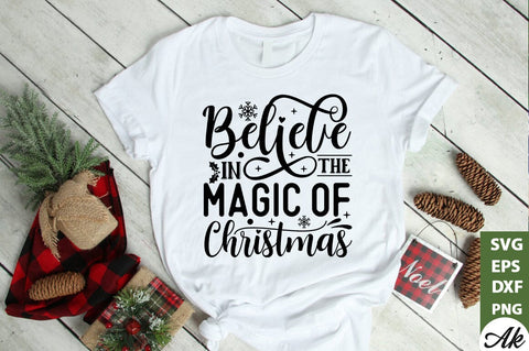 Believe in the magic of christmas SVG SVG akazaddesign 