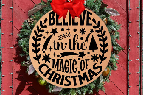 Believe in the magic of christmas SVG SVG DESIGNISTIC 