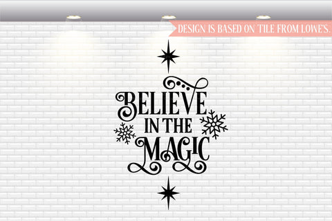 Believe In The Magic - SVG, PNG, DXF, EPS SVG Elsie Loves Design 