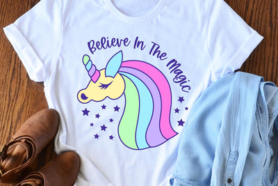 Believe In The Magic | Unicorn SVG Cut File SVG zoellartz 