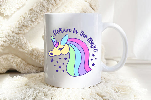 Believe In The Magic | Unicorn SVG Cut File SVG zoellartz 