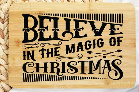 Believe In The Magig Of Christmas SVG Angelina750 