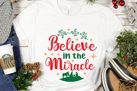 Believe In The Miracle SVG Angelina750 