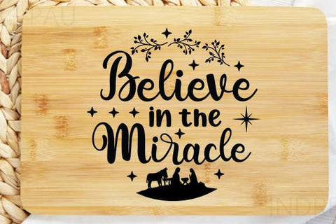 Believe In The Miracle SVG Angelina750 