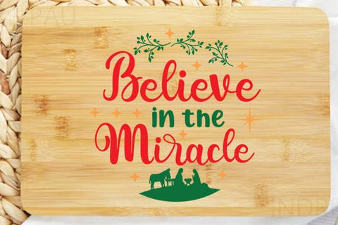 Believe In The Miracle SVG Angelina750 