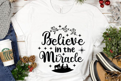 Believe In The Miracle SVG Angelina750 