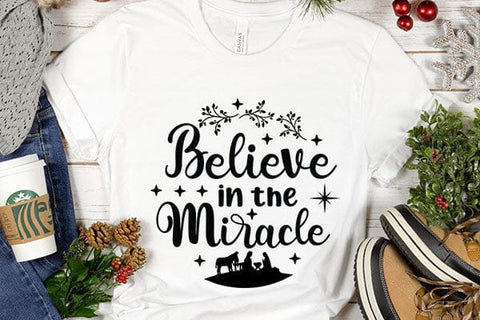Believe In The Miracle SVG Angelina750 