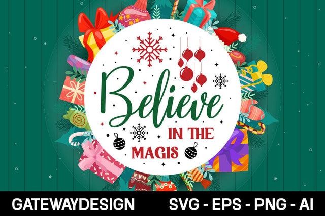 Believe In The Music Round Sign Svg Design SVG designmaster24 
