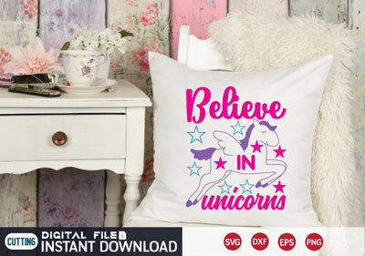 believe in unicorns SVG designer krishna 