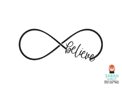 Believe Infinity SVG Sarah Hurley 