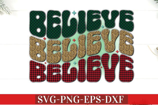 Believe PNG Sublimation DESIGNISTIC 