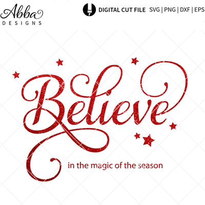 Believe SVG Abba Designs 