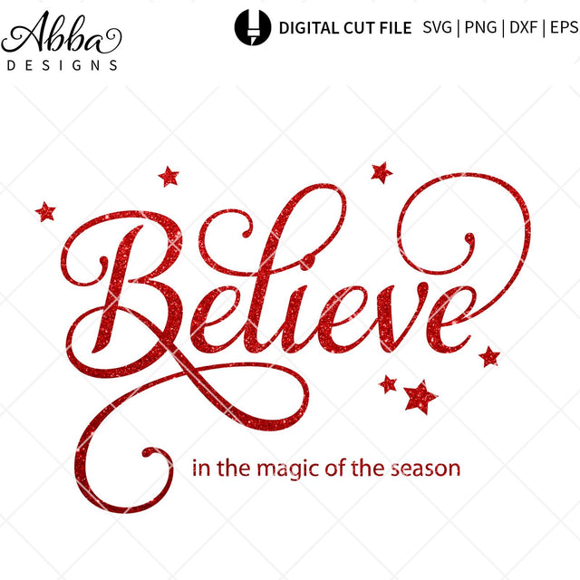 Believe SVG Abba Designs 