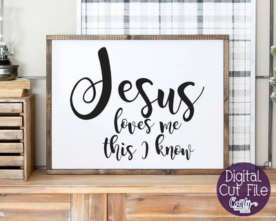 Believe Svg - Christian Svg - Jesus Loves Me Svg SVG Crafty Mama Studios 