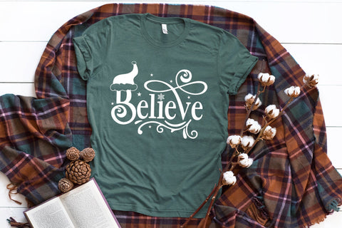 Believe SVG - Christmas SVG Cut File SVG CraftLabSVG 