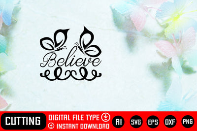 Believe SVG CraftlabSvg29 