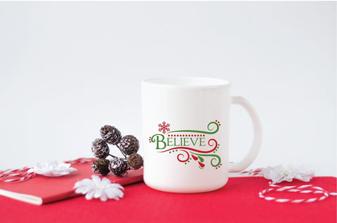 Believe SVG Cut File - Christmas SVG SVG Old Market 