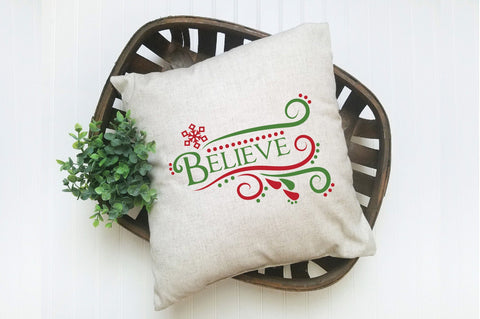 Believe SVG Cut File - Christmas SVG SVG Old Market 