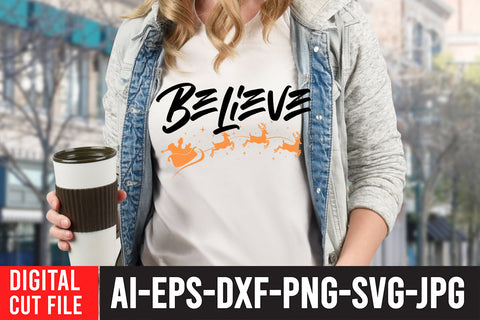 Believe SVG Cut File SVG BlackCatsMedia 