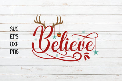 Believe Svg Cut File SVG SmmrDesign 