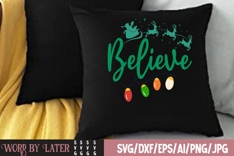 Believe SVG Design SVG BlackCatsMedia 