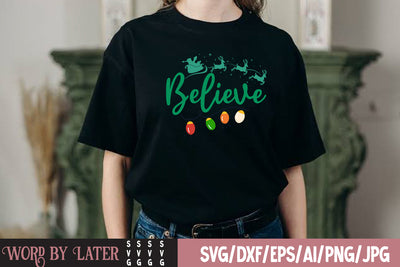 Believe SVG Design SVG BlackCatsMedia 