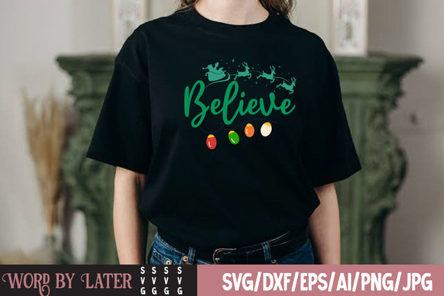 Believe SVG Design SVG BlackCatsMedia 