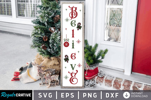 Believe SVG Design SVG Regulrcrative 