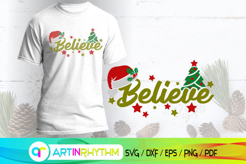 believe svg, merry christmas svg, christmas svg, christmas shirt SVG Artinrhythm shop 