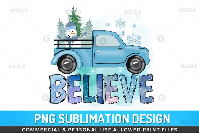 Believe SVG Sublimation Regulrcrative 