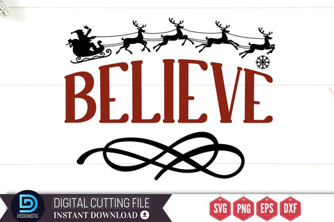 Believe SVG SVG DESIGNISTIC 