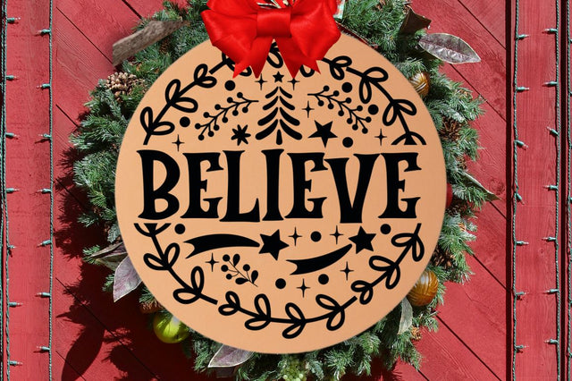 Believe SVG SVG DESIGNISTIC 