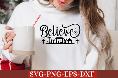 Believe SVG SVG DESIGNISTIC 