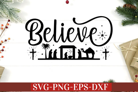 Believe SVG SVG DESIGNISTIC 