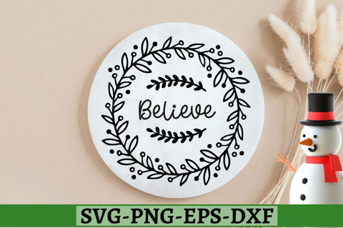 Believe SVG SVG DESIGNISTIC 
