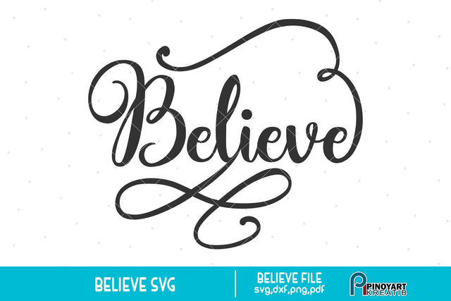 Believe svg SVG Pinoyart Kreatib 