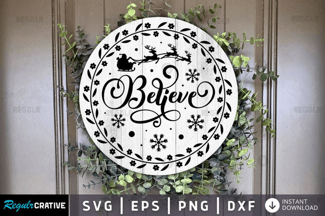Believe SVG SVG Regulrcrative 