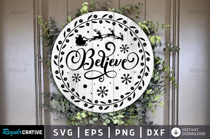 Believe SVG SVG Regulrcrative 