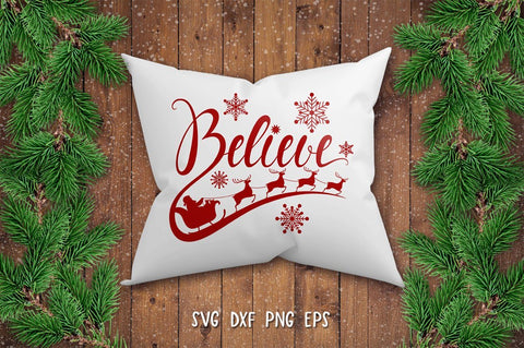 Believe SVG,Believe christmas SVG,Christmas Ornament SVG,PNG SVG goodfox86 