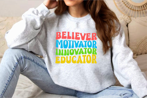 Believer Motivatior I Teacher Sublimation I Teacher PNG Sublimation Happy Printables Club 