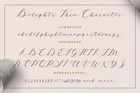 Belights Font Hans Co 