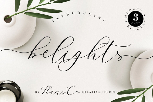 Belights Font Hans Co 