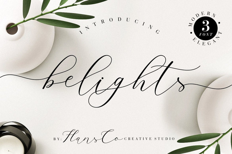 Belights Font Hans Co 