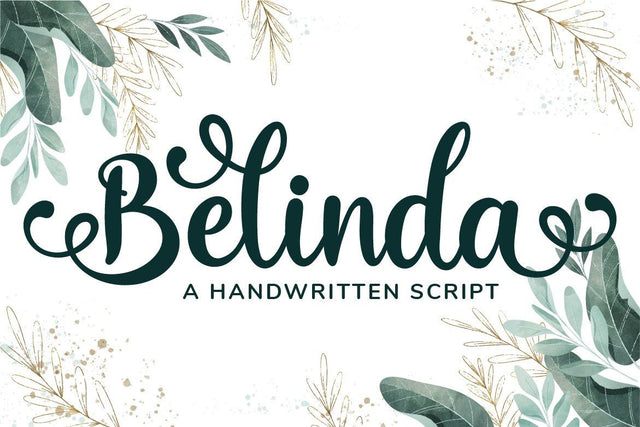 Belinda Font Fallen Graphic Studio 