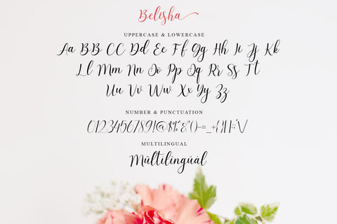 Belisha | Modern Script Font MJB Letters Studio 